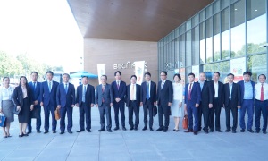 Đoàn đại biểu cấp cao tỉnh Yamaguchi (Nhật Bản) tham quan hệ sinh thái đổi mới sáng tạo của Becamex IDC